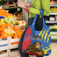 DR Congo Independence Day Grocery Bag Congo-Kinshasa Leopard