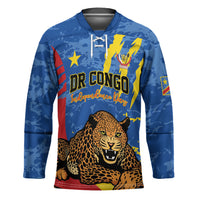 Personalized DR Congo Independence Day Hockey Jersey Congo-Kinshasa Leopard
