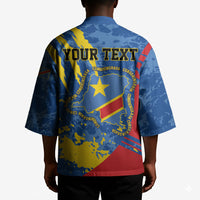 Personalized DR Congo Independence Day Kimono Congo-Kinshasa Leopard