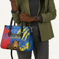 DR Congo Independence Day Leather Bag Congo-Kinshasa Leopard