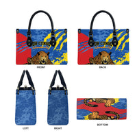 DR Congo Independence Day Leather Bag Congo-Kinshasa Leopard