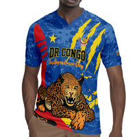 Personalized DR Congo Independence Day Rugby Jersey Congo-Kinshasa Leopard