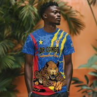 Personalized DR Congo Independence Day T shirt Congo-Kinshasa Leopard