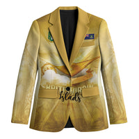 Personalised British Virgin Islands Blazer Vintage Gold Oil Lamp