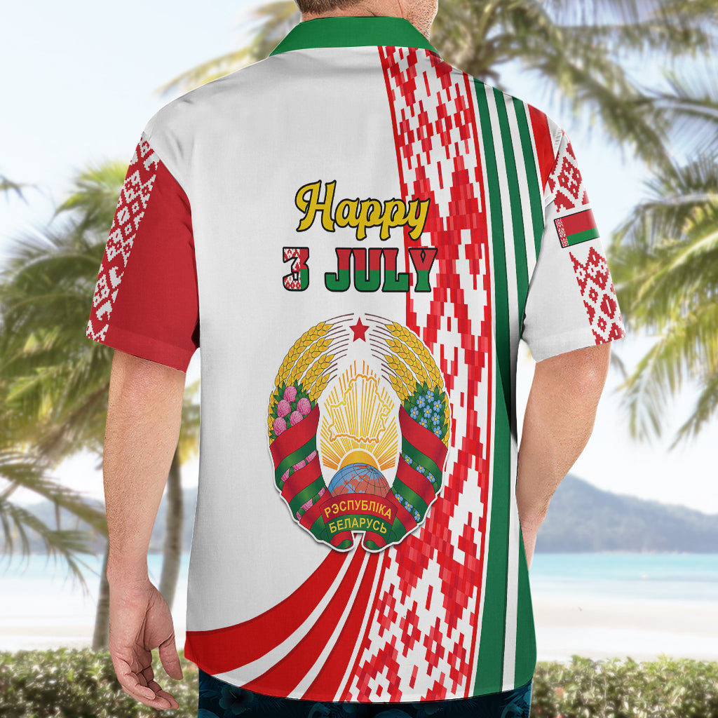 3 July Belarus Independence Day Hawaiian Shirt Belarusian Flag Style Special Version - Wonder Print Shop