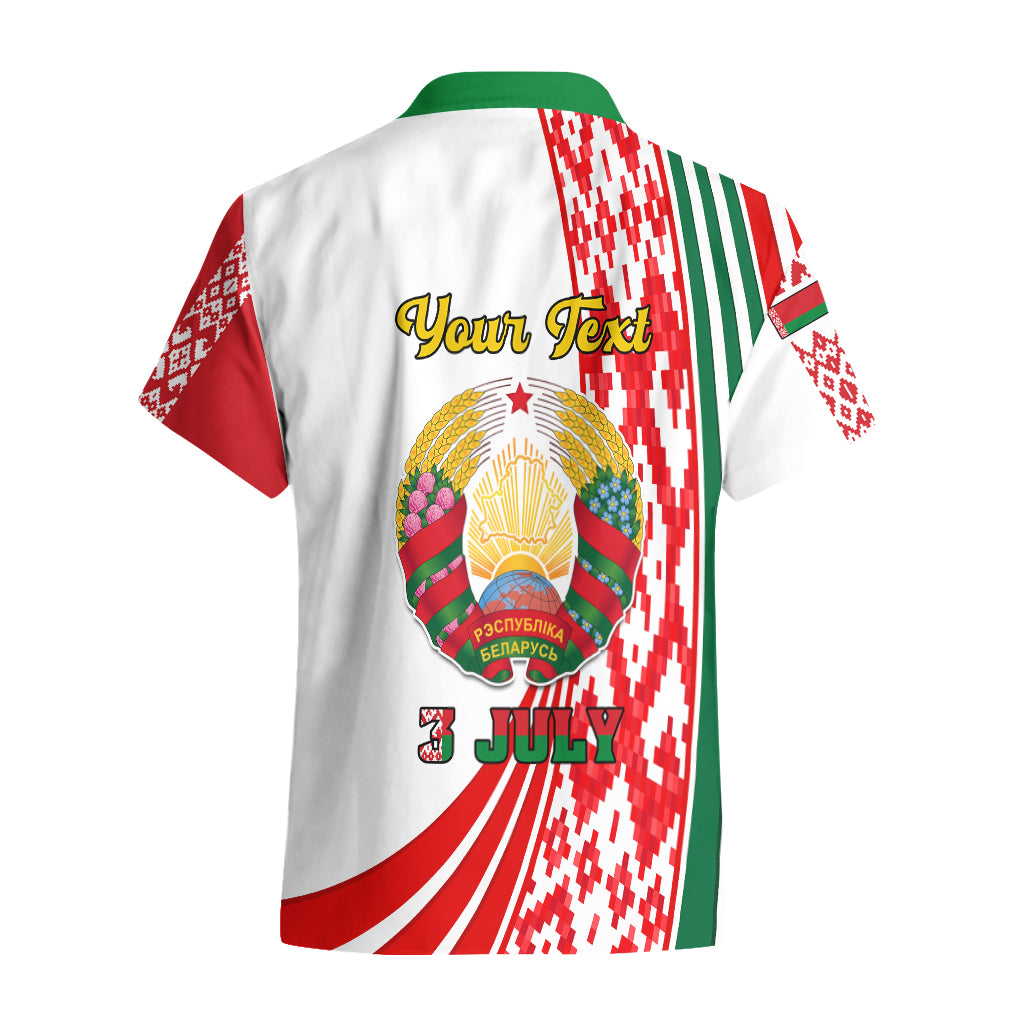 Custom 3 July Belarus Independence Day Hawaiian Shirt Belarusian Flag Style Special Version - Wonder Print Shop