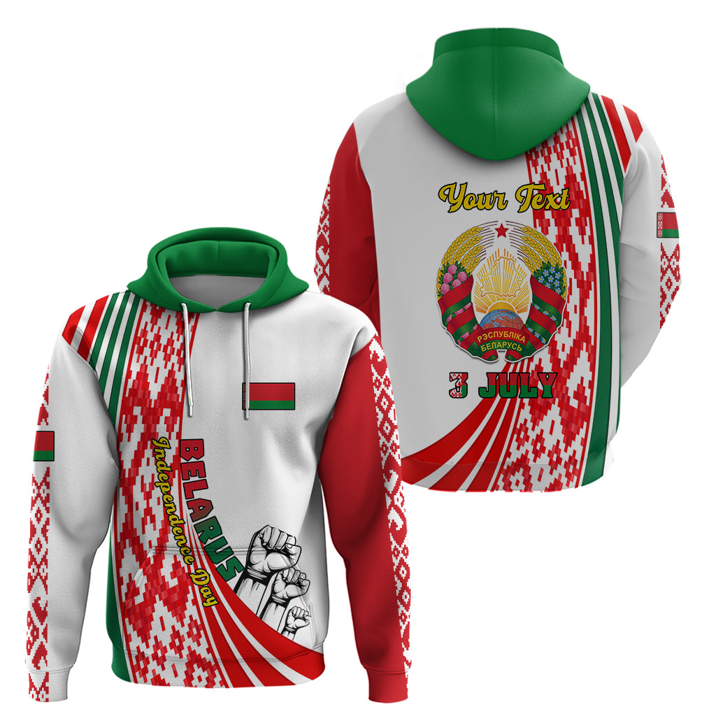 Custom 3 July Belarus Independence Day Hoodie Belarusian Flag Style Special Version - Wonder Print Shop