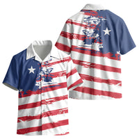 Liberia Flag Kid Hawaiian Shirt Grunge Stylized LT01