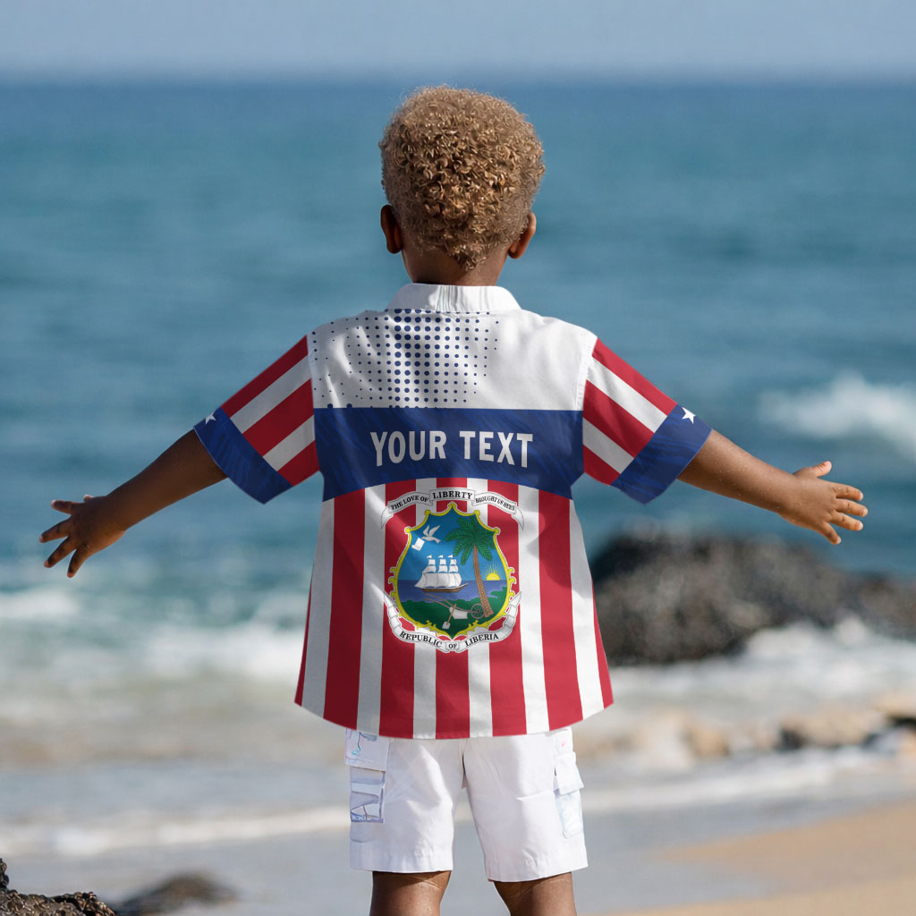 Personalized Liberia 1847 Kid Hawaiian Shirt Happy Independence Day LT01