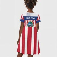 Personalized Liberia 1847 Kid Short Sleeve Dress Happy Independence Day