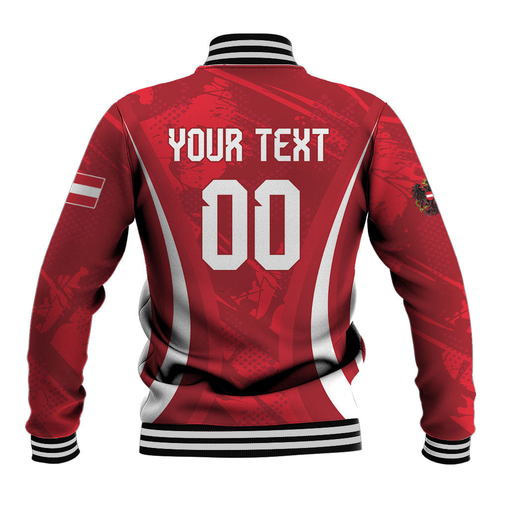 Custom Austria 2026 World Football Baseball Jacket Immer wieder Osterreich