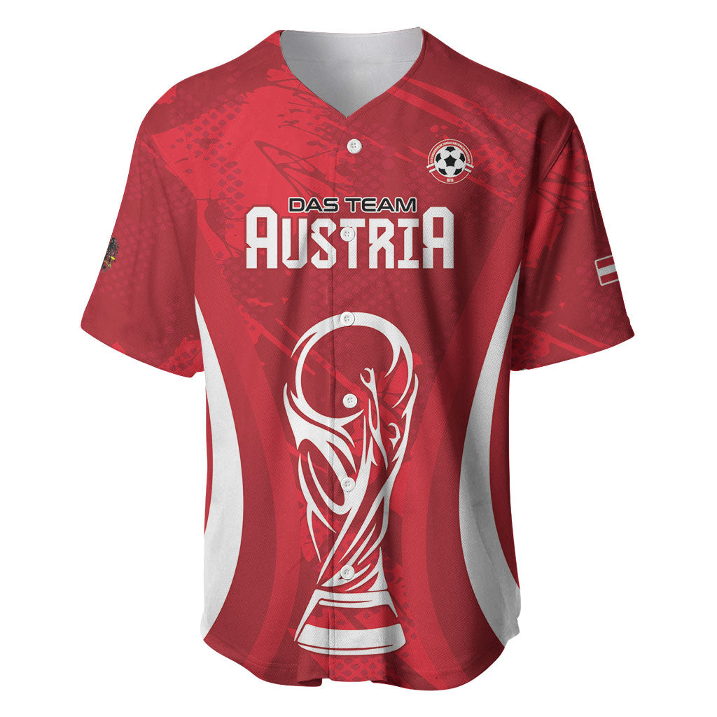 Custom Austria 2026 World Football Baseball Jersey Immer wieder Osterreich