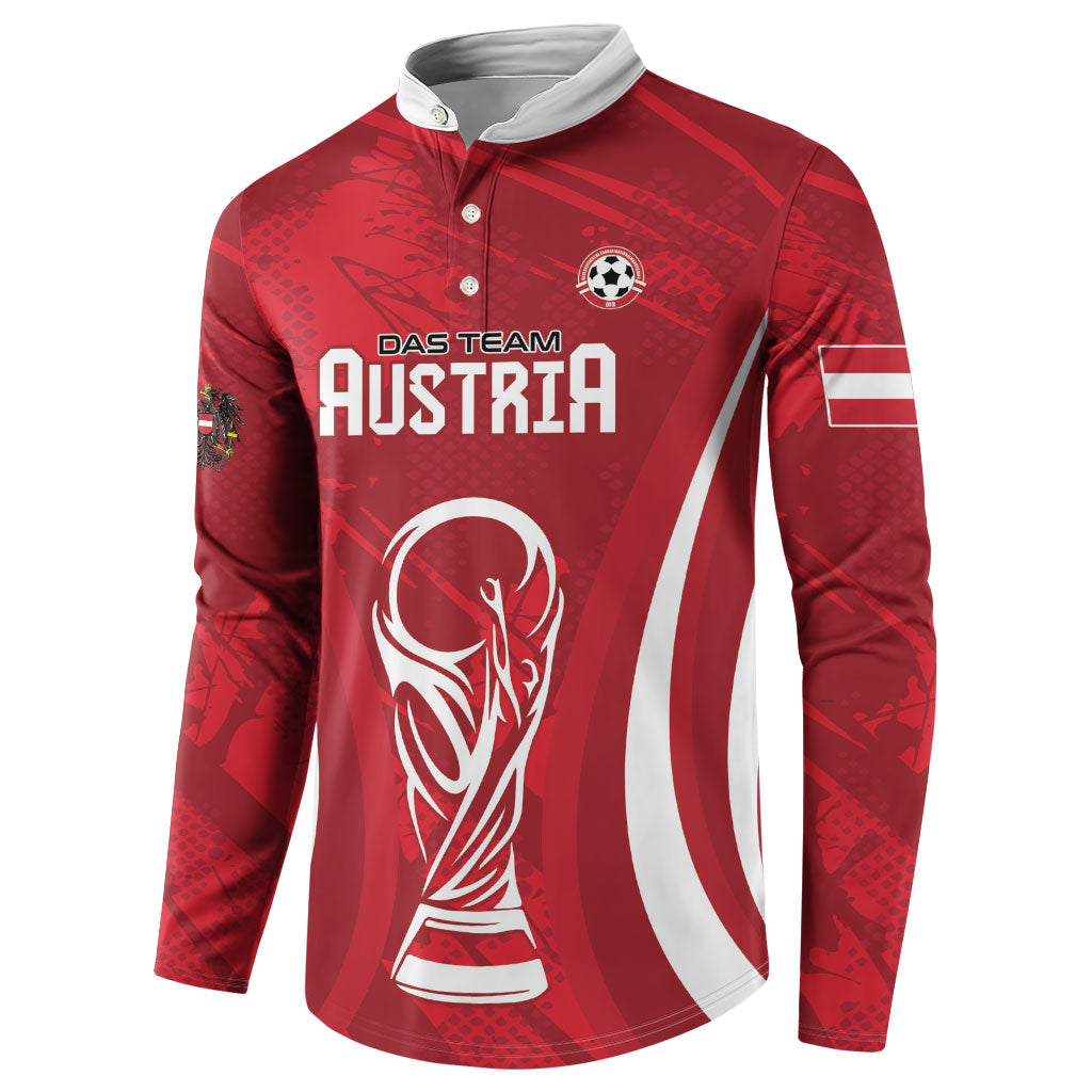 Custom Austria 2026 World Football Button Sweatshirt Immer wieder Osterreich
