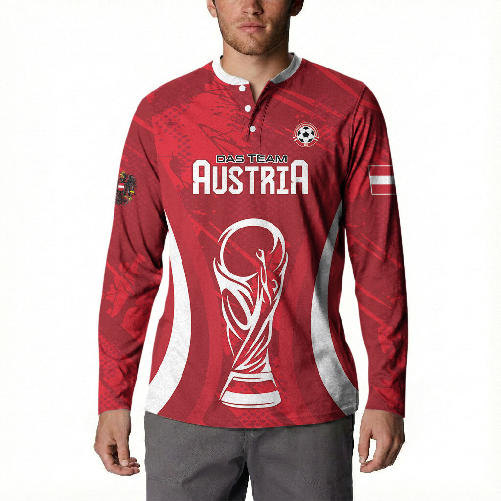 Custom Austria 2026 World Football Button Sweatshirt Immer wieder Osterreich