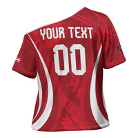 Custom Austria 2026 World Football Cross Shoulder Shirt Immer wieder Osterreich