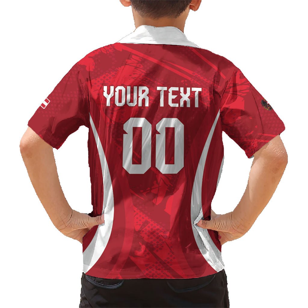 Custom Austria 2026 World Football Kid Hawaiian Shirt Immer wieder Osterreich
