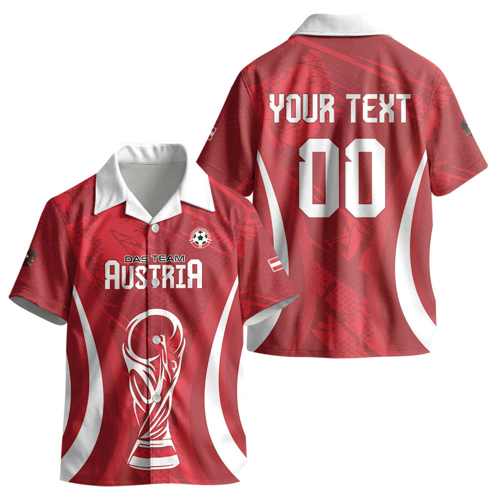 Custom Austria 2026 World Football Kid Hawaiian Shirt Immer wieder Osterreich LT01