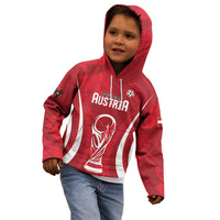 Custom Austria 2026 World Football Kid Hoodie Immer wieder Osterreich