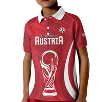 Custom Austria 2026 World Football Kid Polo Shirt Immer wieder Osterreich