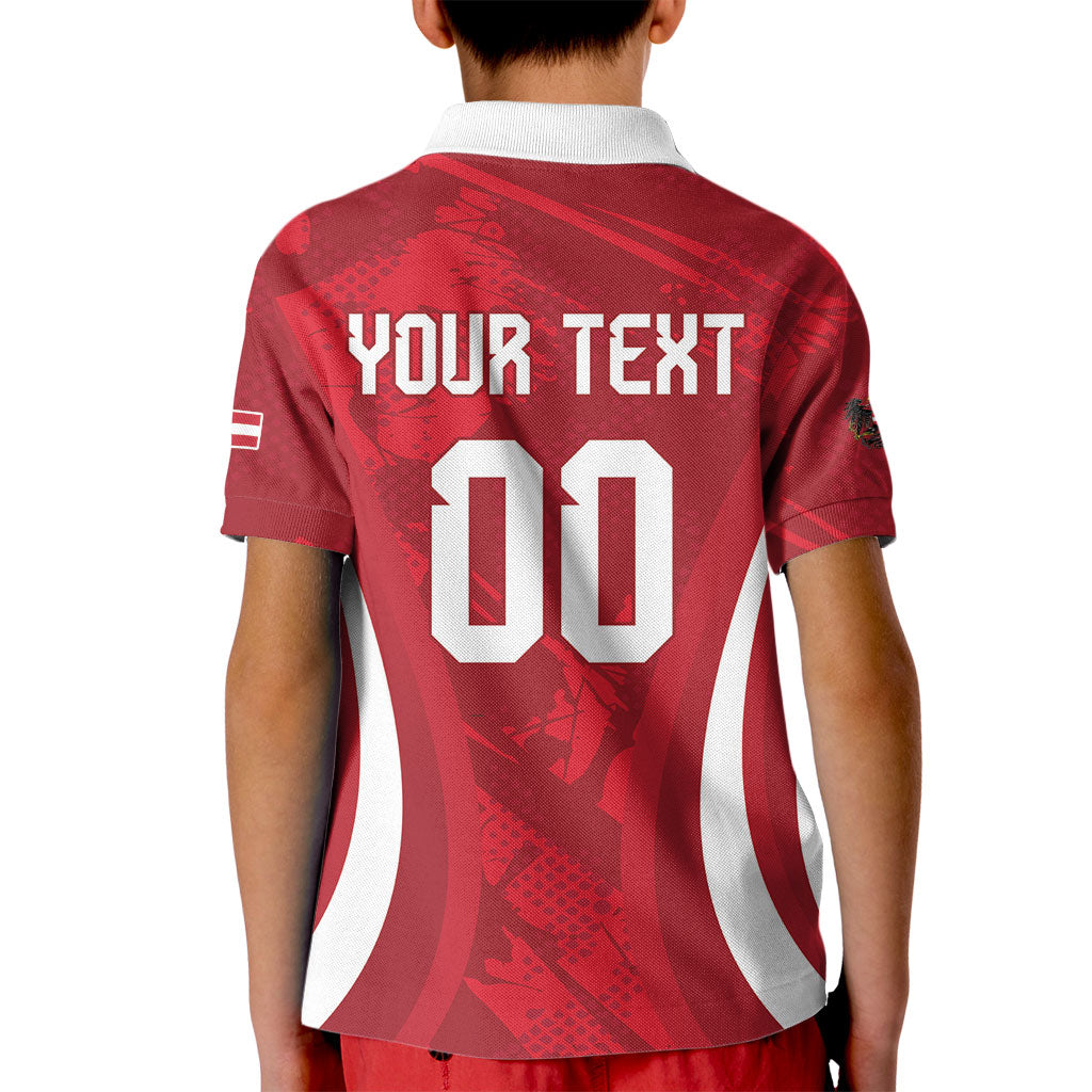 Custom Austria 2026 World Football Kid Polo Shirt Immer wieder Osterreich