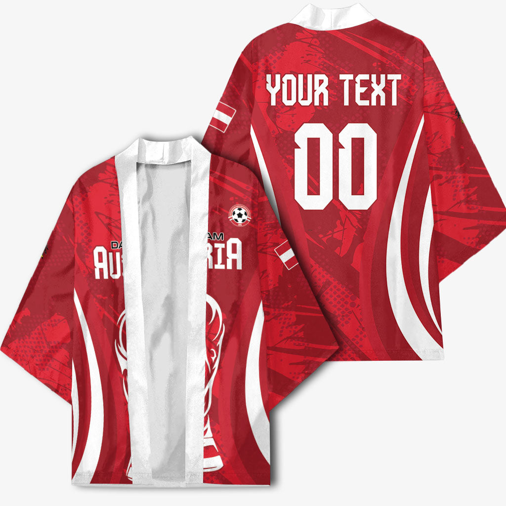 Custom Austria 2026 World Football Kimono Immer wieder Osterreich