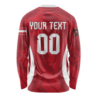 Custom Austria 2026 World Football Long Sleeve Shirt Immer wieder Osterreich