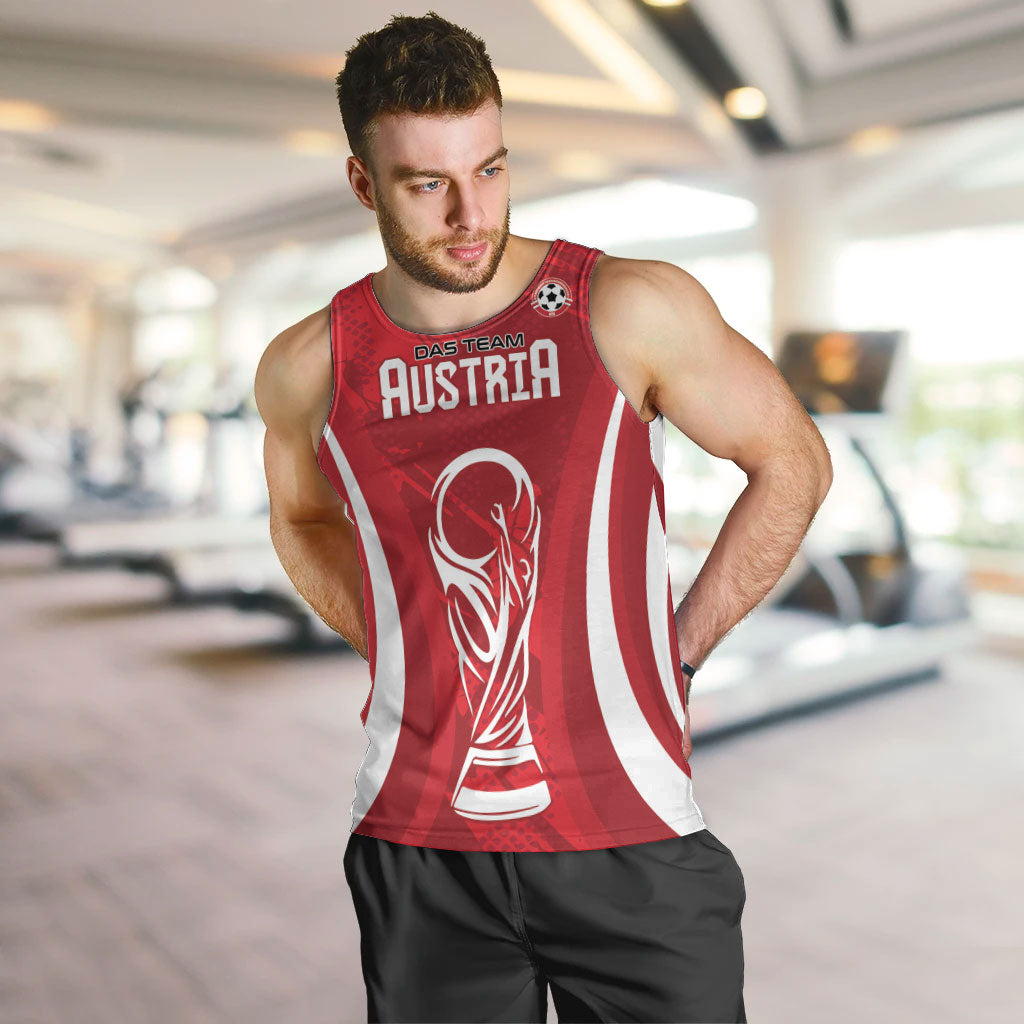 Custom Austria 2026 World Football Men Tank Top Immer wieder Osterreich