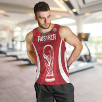 Custom Austria 2026 World Football Men Tank Top Immer wieder Osterreich