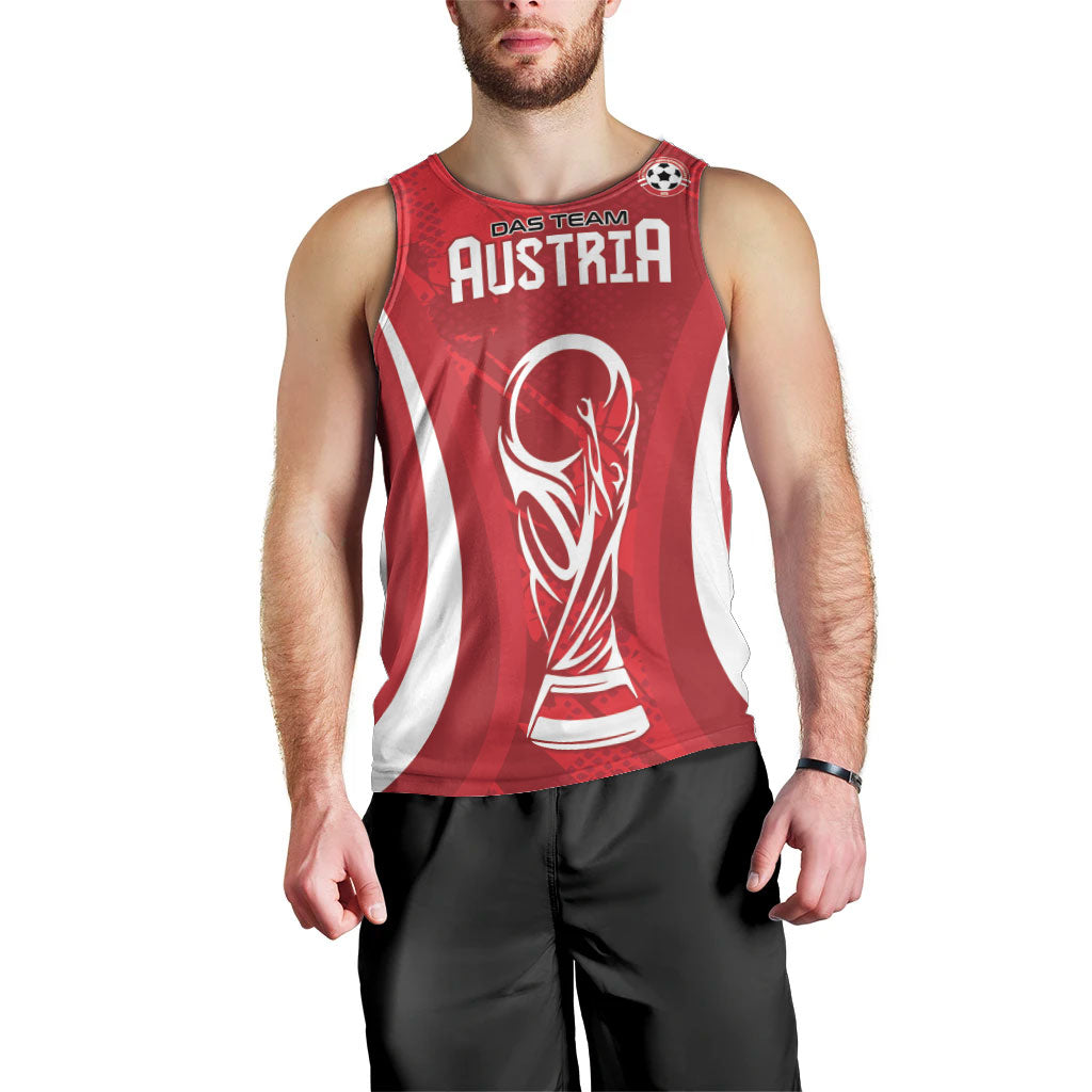Custom Austria 2026 World Football Men Tank Top Immer wieder Osterreich