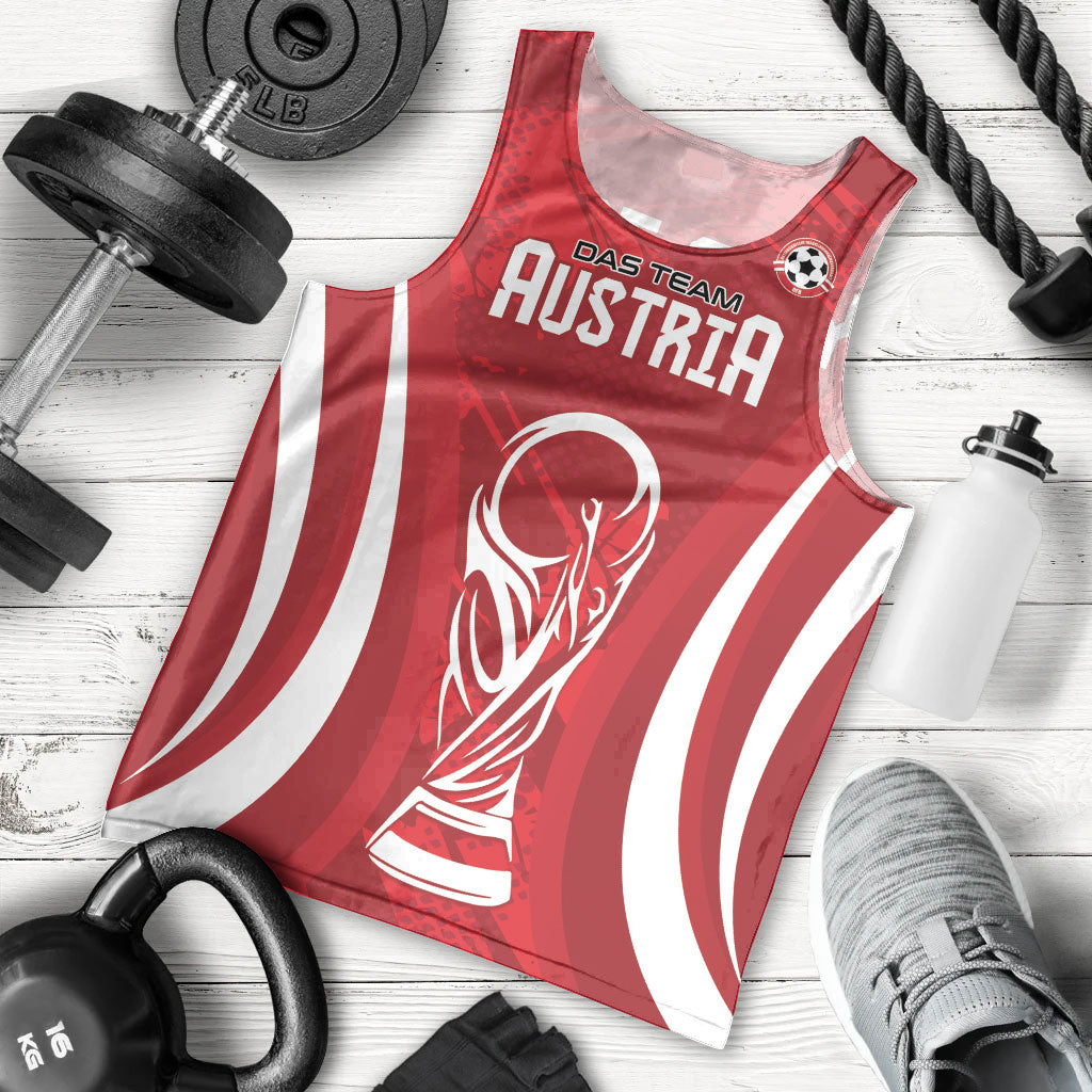 Custom Austria 2026 World Football Men Tank Top Immer wieder Osterreich