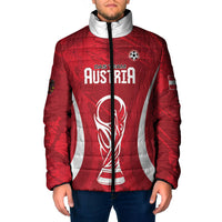 Custom Austria 2026 World Football Padded Jacket Immer wieder Osterreich