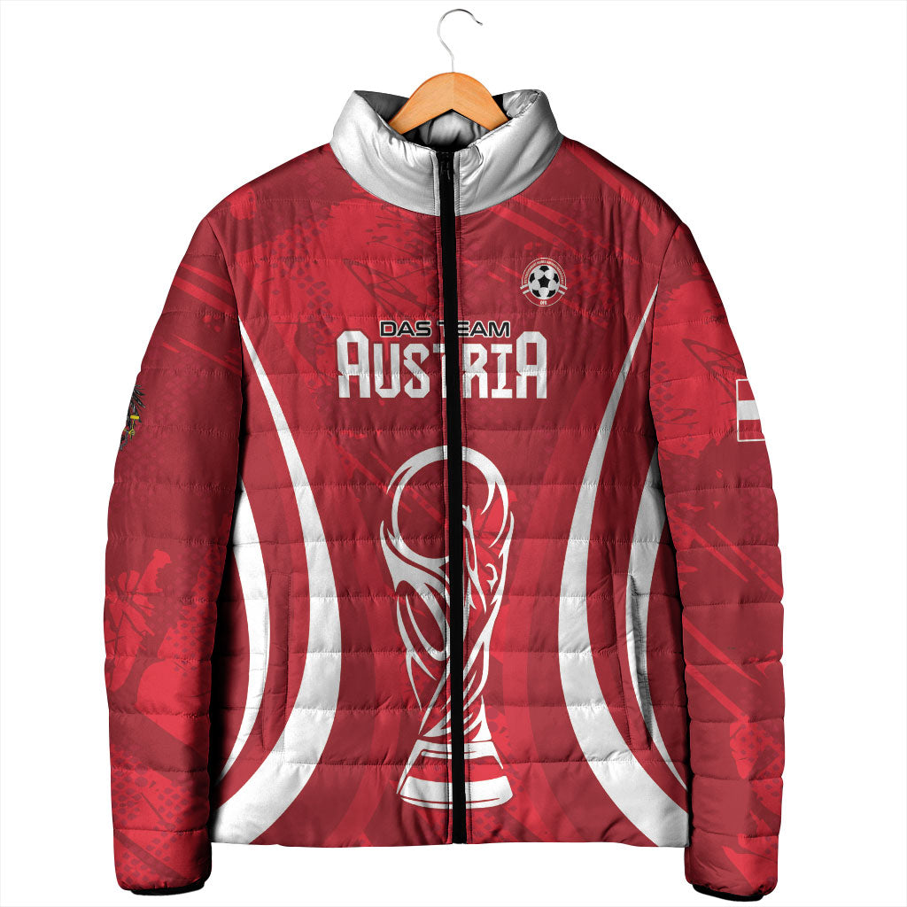 Custom Austria 2026 World Football Padded Jacket Immer wieder Osterreich