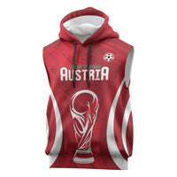 Custom Austria 2026 World Football Sleeveless Hoodie Immer wieder Osterreich