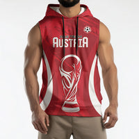 Custom Austria 2026 World Football Sleeveless Hoodie Immer wieder Osterreich