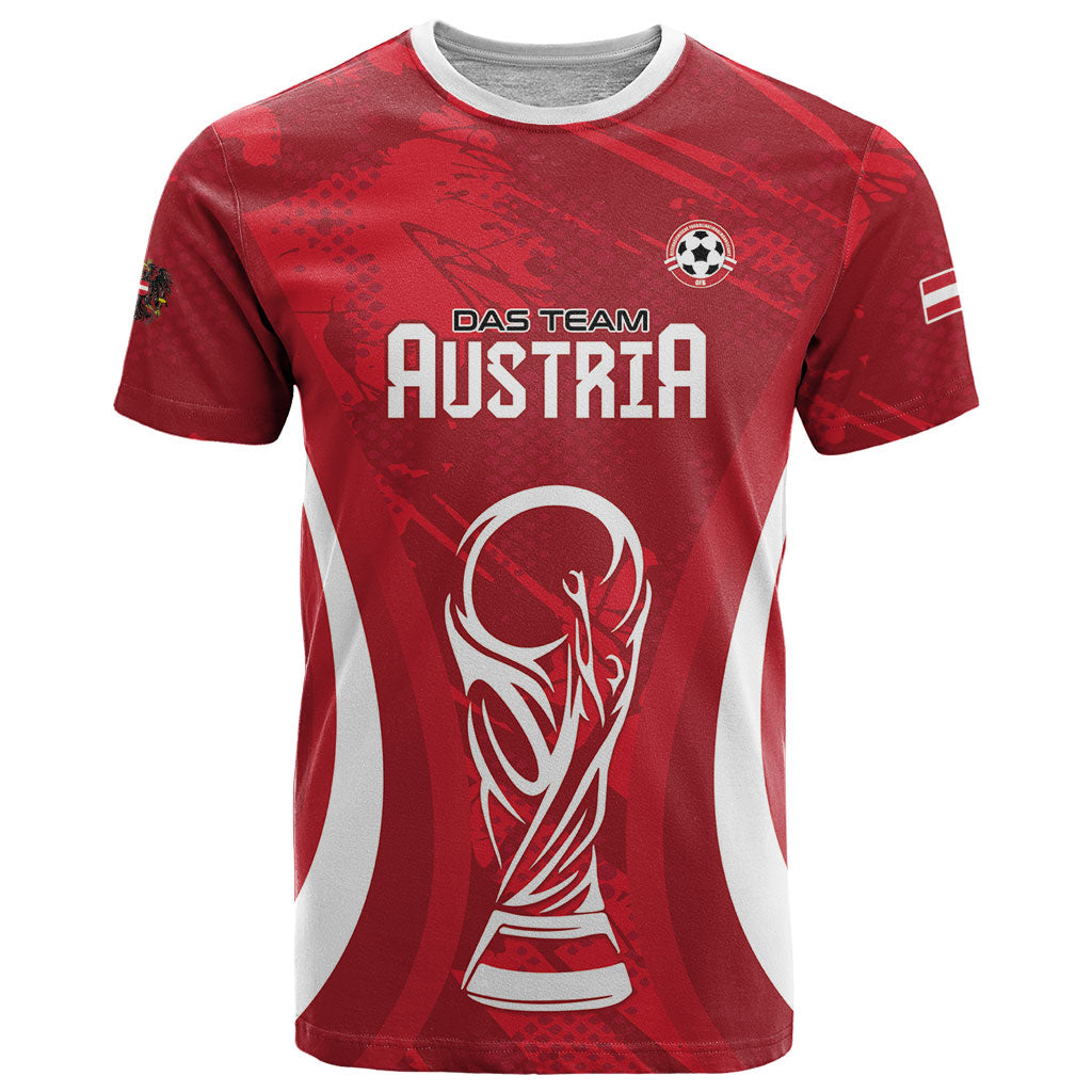 Custom Austria 2026 World Football T Shirt Immer wieder Osterreich