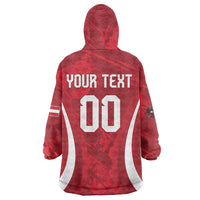 Custom Austria 2026 World Football Wearable Blanket Hoodie Immer wieder Osterreich