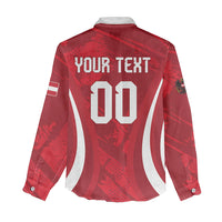 Custom Austria 2026 World Football Women Casual Shirt Immer wieder Osterreich