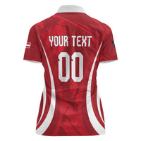 Custom Austria 2026 World Football Women Polo Shirt Immer wieder Osterreich