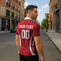 Custom Austria 2026 World Football Zipper Polo Shirt Immer wieder Osterreich