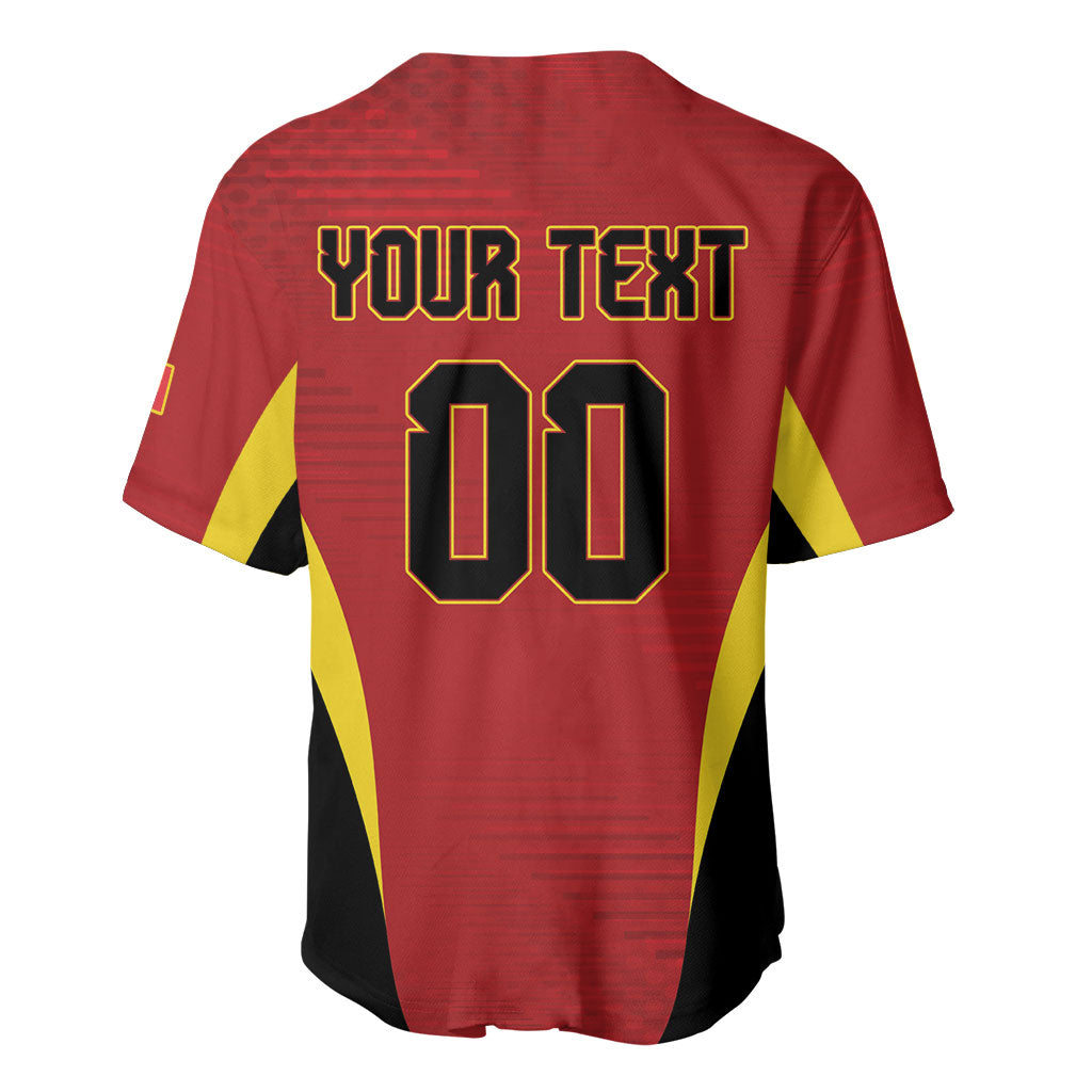 Custom Belgium 2026 World Football Baseball Jersey De Rode Duivels Go Champions