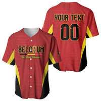 Custom Belgium 2026 World Football Baseball Jersey De Rode Duivels Go Champions