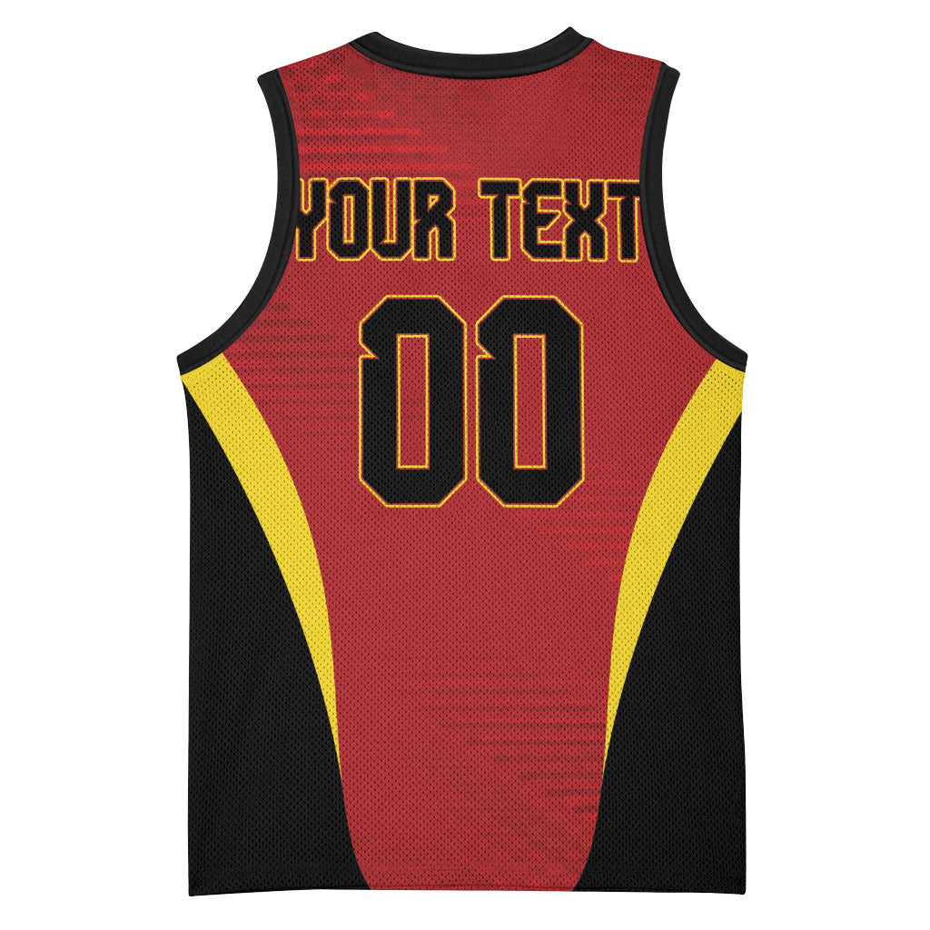 Custom Belgium 2026 World Football Basketball Jersey De Rode Duivels Go Champions