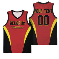Custom Belgium 2026 World Football Basketball Jersey De Rode Duivels Go Champions