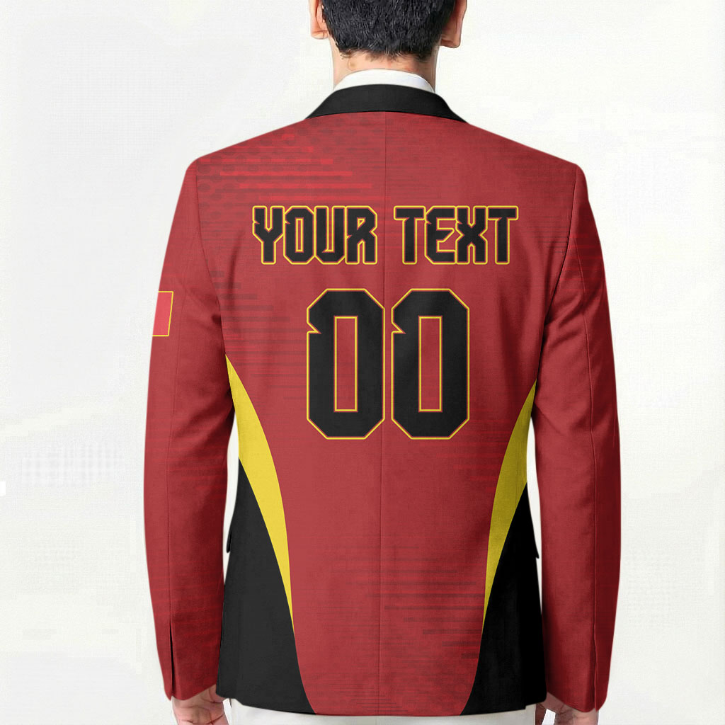 Custom Belgium 2026 World Football Blazer De Rode Duivels Go Champions