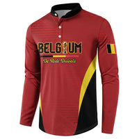 Custom Belgium 2026 World Football Button Sweatshirt De Rode Duivels Go Champions