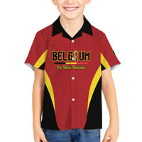 Custom Belgium 2026 World Football Kid Hawaiian Shirt De Rode Duivels Go Champions