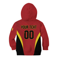 Custom Belgium 2026 World Football Kid Hoodie De Rode Duivels Go Champions