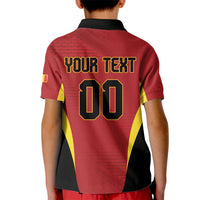 Custom Belgium 2026 World Football Kid Polo Shirt De Rode Duivels Go Champions