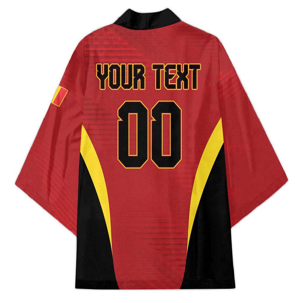 Custom Belgium 2026 World Football Kimono De Rode Duivels Go Champions