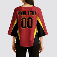 Custom Belgium 2026 World Football Kimono Sleeve Blouse De Rode Duivels Go Champions